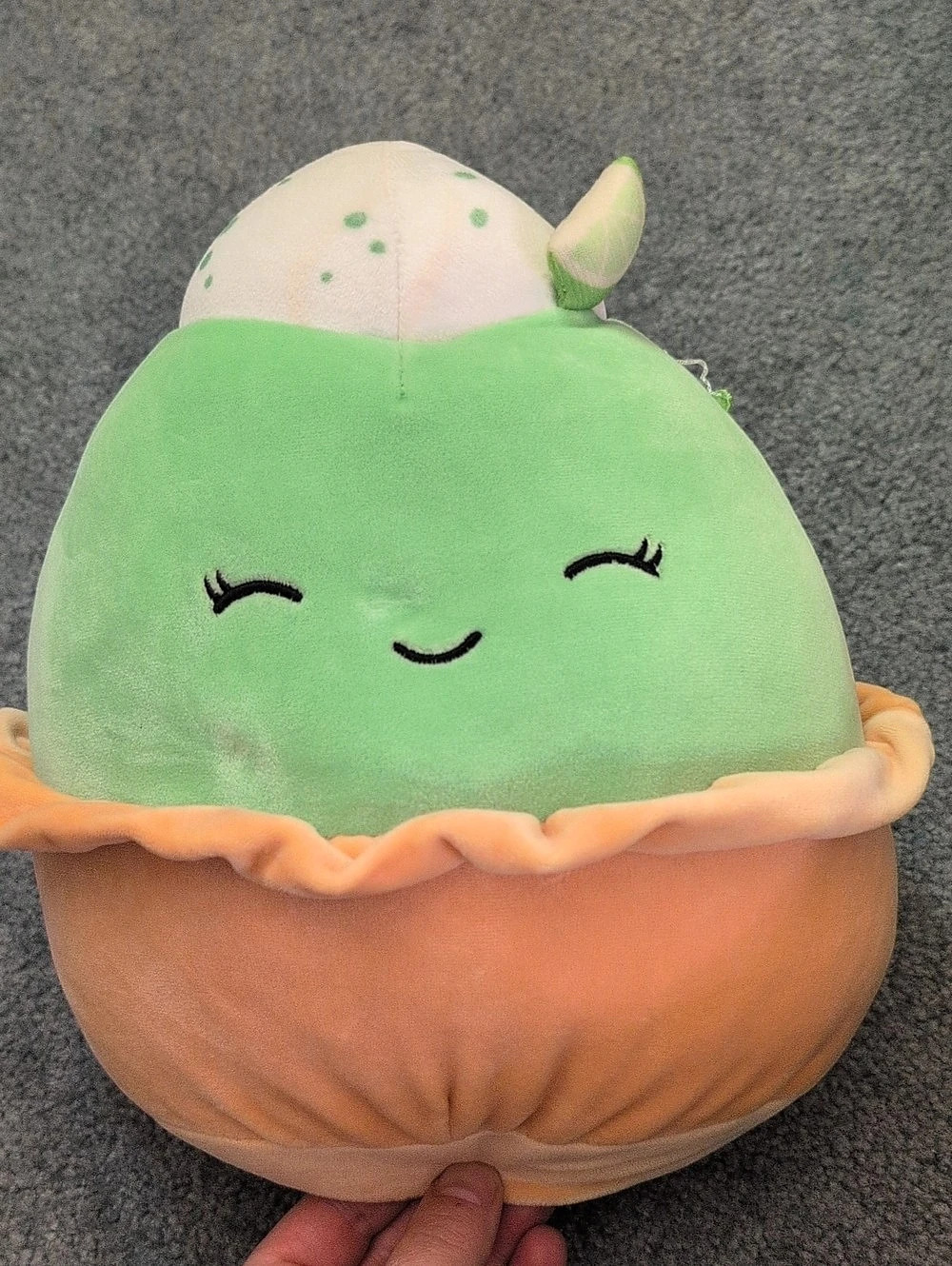Squishmallows Doodle the Apple Pie Green & Brown Plush Toy